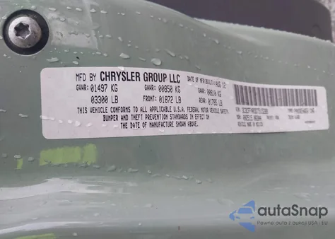 2013 Fiat 500 Pop z USA, uszkodzony, nr VIN 3C3CFFAR3DT515289